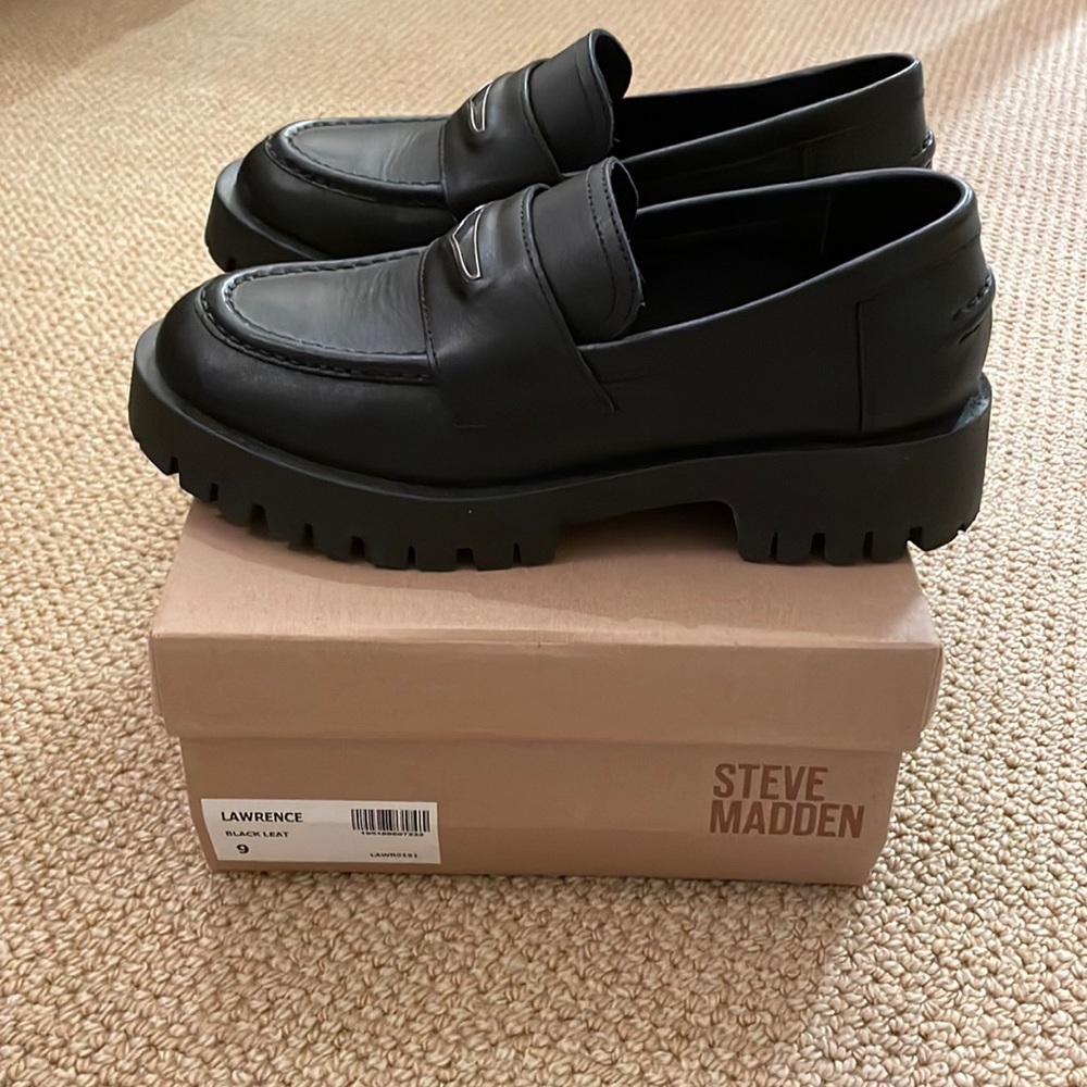 Steve Madden leather Lawrence loafers